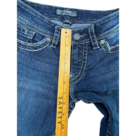 Silver Jeans Co. Suki Surplus Womens Bootcut Jeans W28/L32 Western Glove Works - Picture 11 of 11